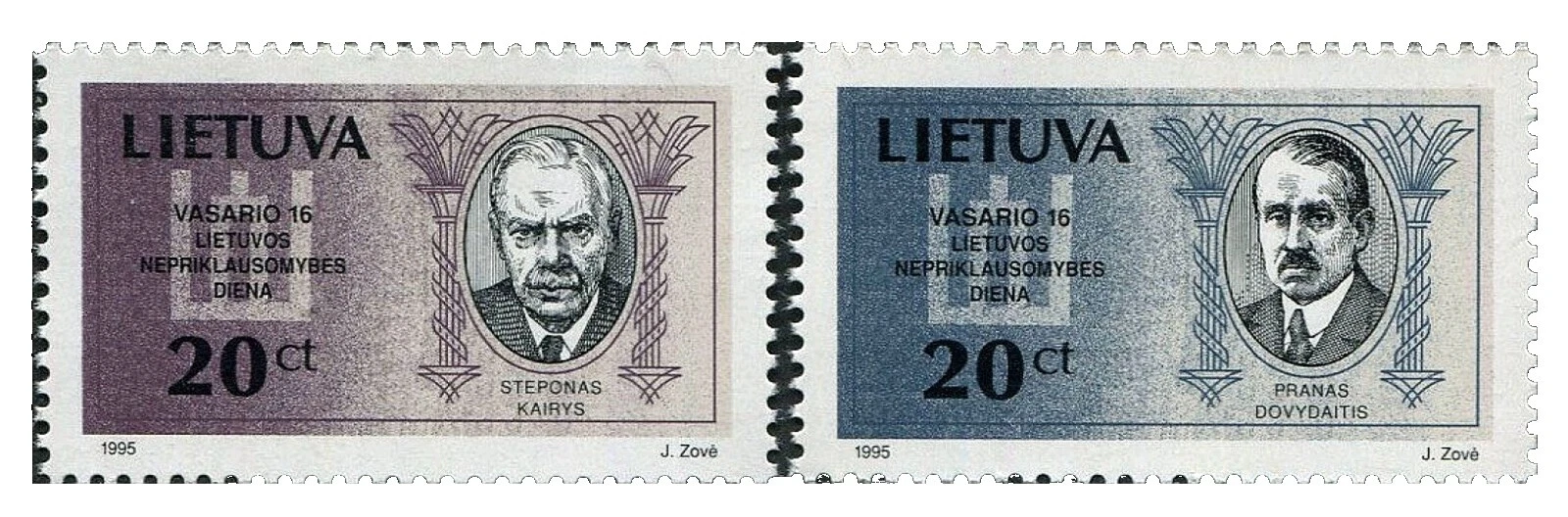 Politicians Lithuanian Stamps