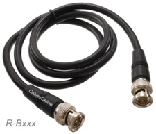 RG59/U 75-Ohm BNC Male to Male Video Coaxial Cable