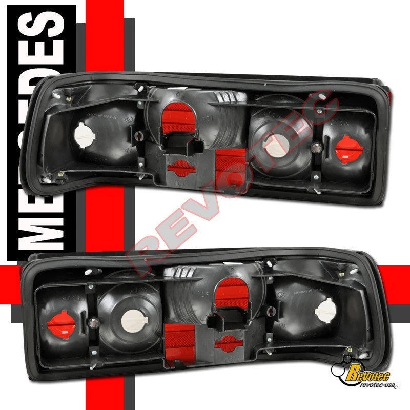 1981 - 1991 梅赛德斯奔驰 W126 S 级红色透明尾灯 1 双  — 第 2/2 张图片