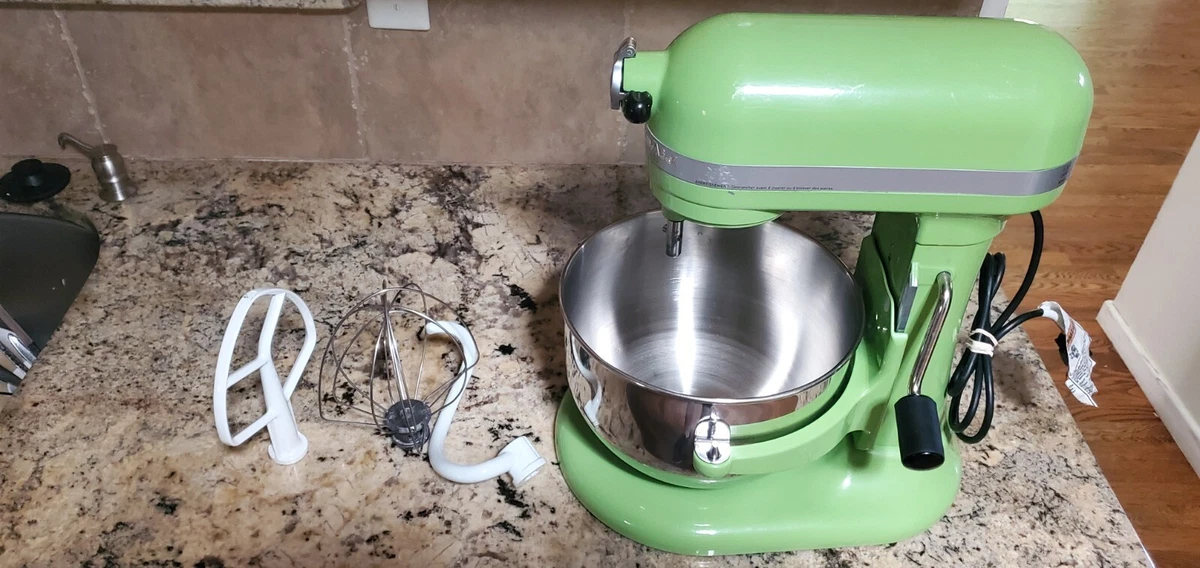 Kitchenaid Professional 6 KP26M1XGA Green Apple Stand Mixer With  Attachments and