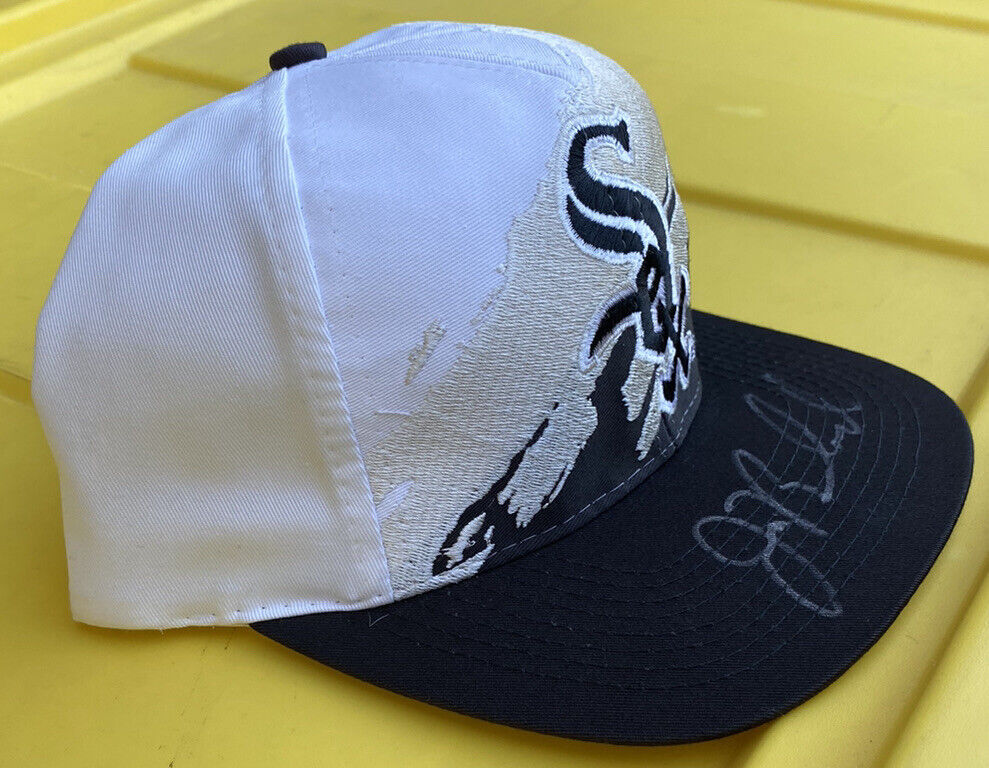 NWOT Vintage Chicago White Sox Logo Athletic Reverse Splash Snapback Hat Cap  | eBay