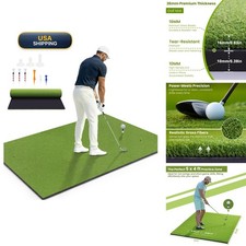 Golf Mat 5x4ft/6x4ft 26mm Thick Artificial Turf for Garage Simulator Training