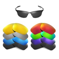 Cofery 3 Pairs Same Color Replacement Lenses for Oakley Half Wire 2.0 Sunglasses