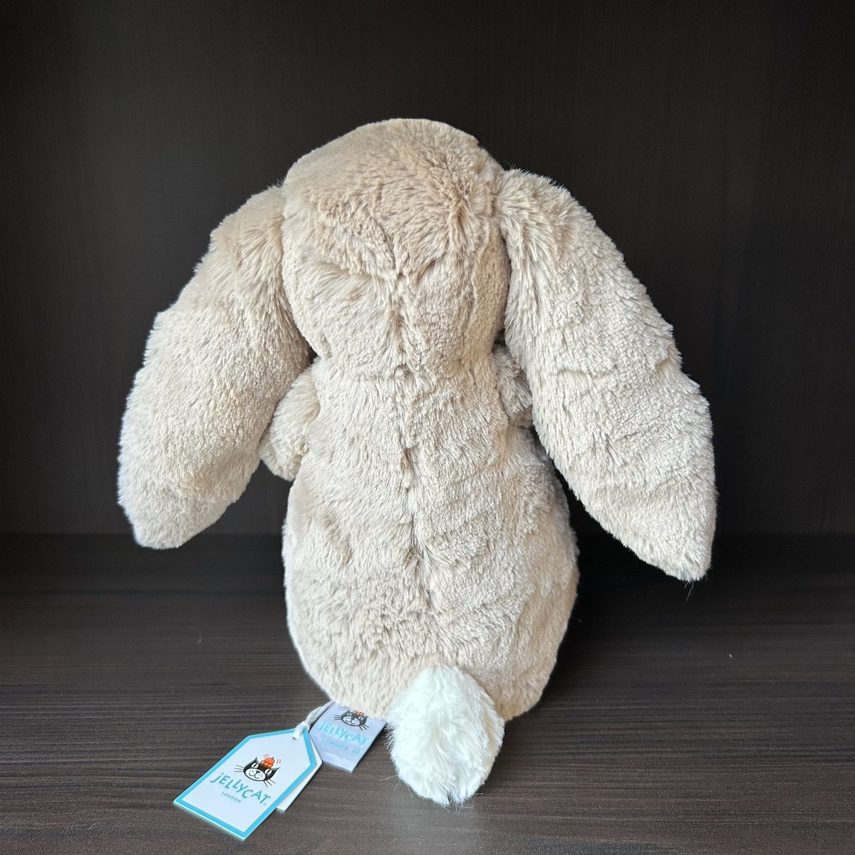 Jellycat Bashful Beige Birthday Bunny - RARE - BNWT - Free