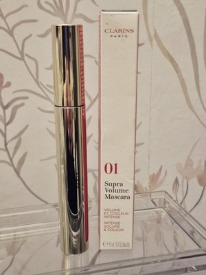 Clarins Supra Volume Mascara schwarz volle Größe neu und verpackt UVP 28£