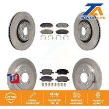 Front Rear Disc Brake Rotors And Ceramic Pads Kit For 2022-2024 Kia Carnival