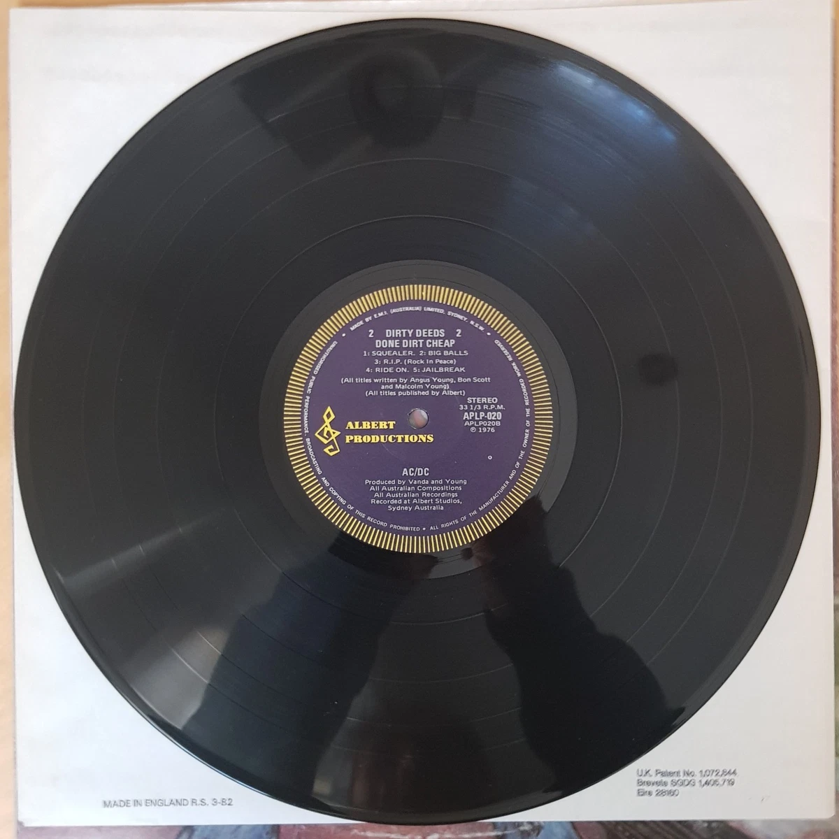 LP vinile AC/DC "Dirtry deed done dirt cheap", seconda stampa australiana 1977