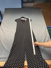 Kate Spade Jumpsuit Women  s 0 Polka Dot Lia Black White Sleeveless Tie Bow NWT
