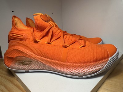 Under Armour Curry 6 Team Orange Burst 3022893-800 Men s Size 11.5 Orangesicle