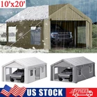 10'x20' Carport Canopy Heavy Duty Outdoor Garage Shelter Storage Shed Party Tent
