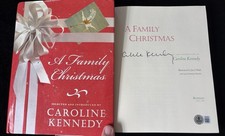 Caroline Kennedy Signed A Family Christmas 1st Edition HC Book BAS COA Autograph
