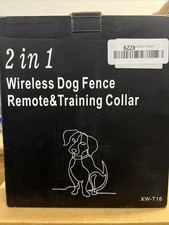 2 in 1 wireless dog fence remote and training collar. xw-t18. NIB