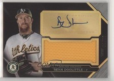 2016 Topps Triple Threads Unity Jumbo Relics Silver /75 Sean Doolittle Auto 4h5