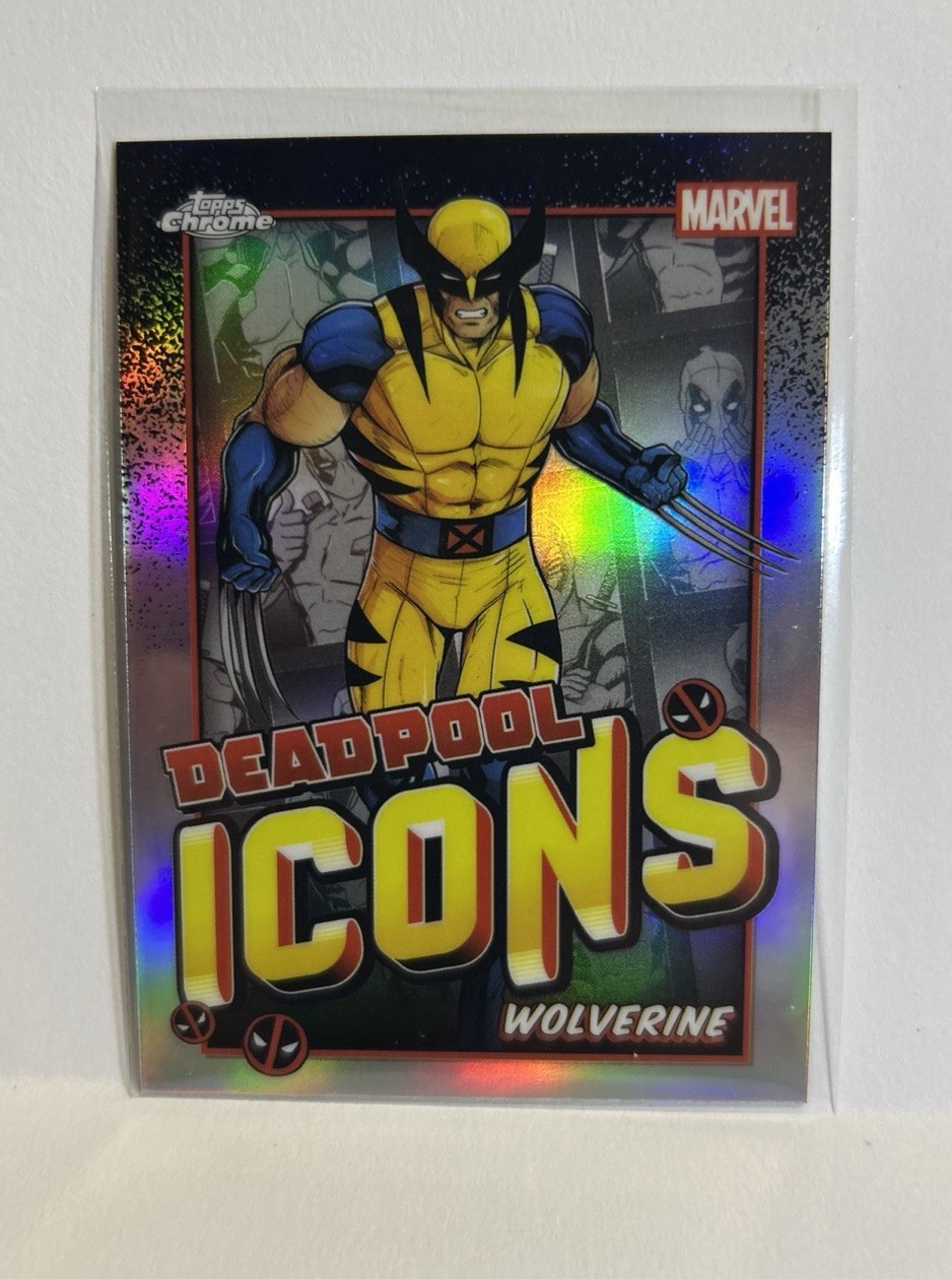 2025 Topps Chrome Deadpool Wolverine Deadpool Icons #DI-10 Refractor