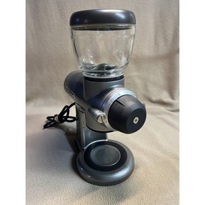 KitchenAid Burr Coffee Grinder Contour Silver KCG0702CU 6 Settings Metal Glass