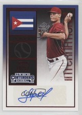 2015 Panini Contenders International Ticket Red Foil Yoan Lopez #29 Auto 0c6