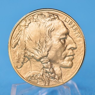 USA 50 $ 2007 F USA Buffalo 1 Oz Gold 9999 Vz / St