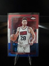 Alperen Sengun2025-26 Topps Chrome Red White Blue Refractor #98 Rockets 