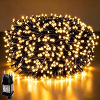 LED Lichterkette 20M 200LED Warmweiß FüR AußEn Und Innen Beleuchtung