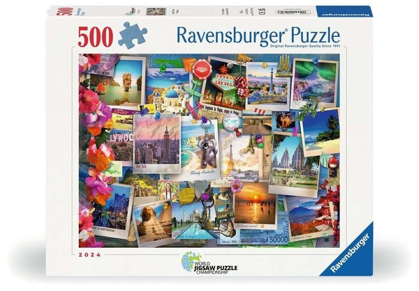 Ravensburger Puzzle 12001489 Weltreise - Pinnwand - 500 Teile 12+-image