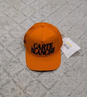 Carte Blanche Hat Mens OS Hunter Orange Classic Snapback PFD Limited Street NEW