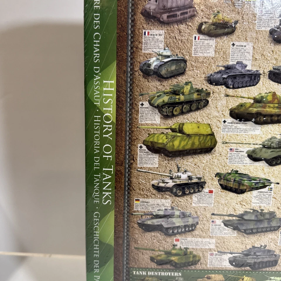 History of Tanks Eurographic Jigsaw Puzzle War Military 1000 Piece Sealed WWII - Image 3 of 3