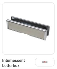 10” Fire Stop Intumescent Fire Rated Telescopic Letterbox letter plate SSS