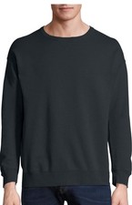 Hanes Originals Unisex Garment Dyed Fleece Sweatshirt black 3x large