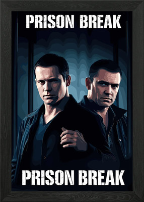 Prison Break TV Serie Poster Gerahmtes Wandbild Poster Leinwanddruck Bild