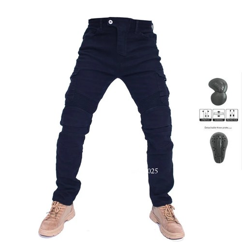 Jeans Moto Pantaloni Jeans Piuma Versione Standard Pantaloni Auto Corsa - Foto 7 di 30