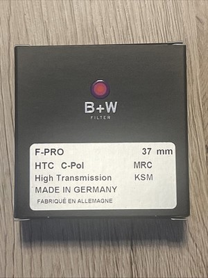 B+W Käsemann Zirkularpolfilter MRC - 37mm High Transmission F-Pro NEU OVP