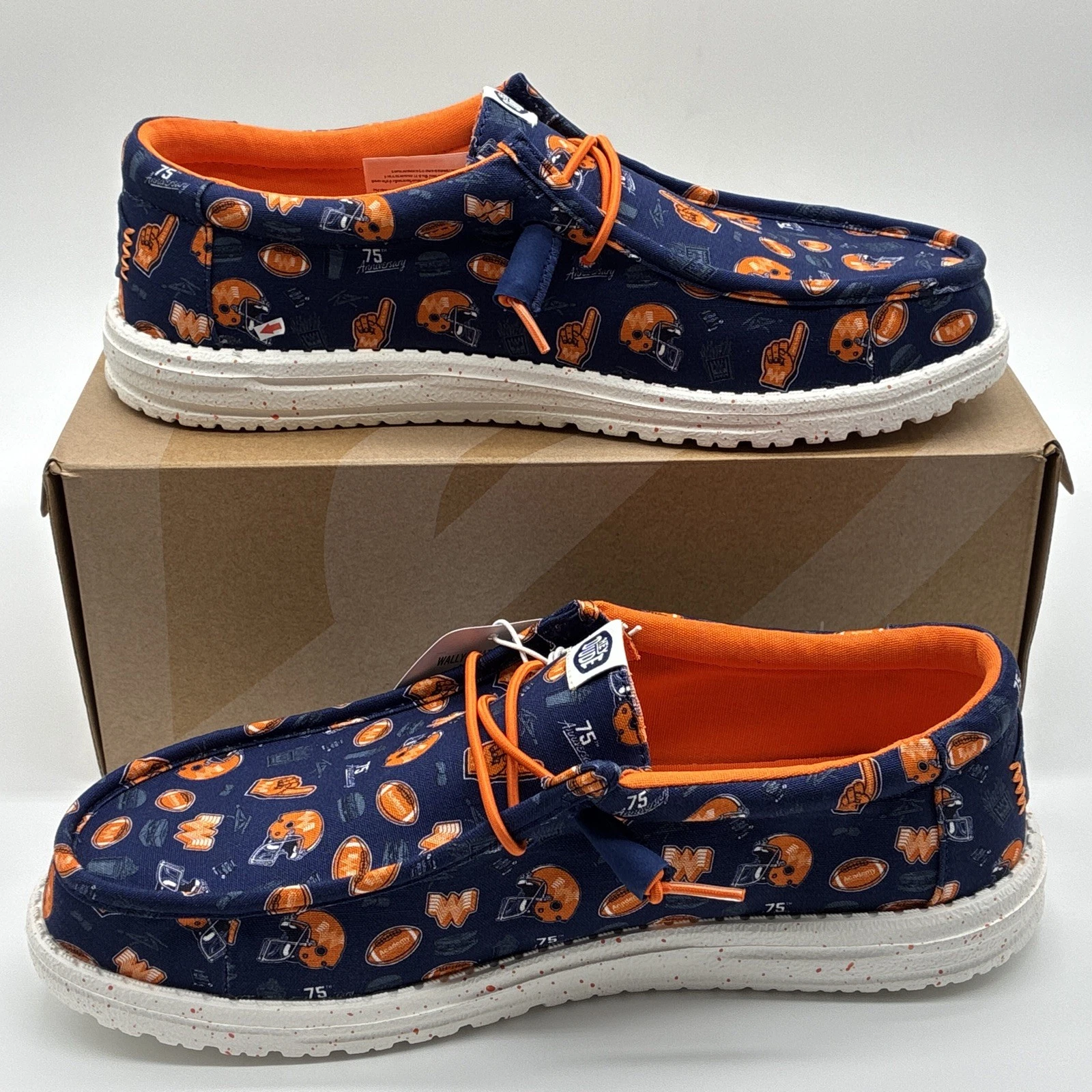 Hey Dude x Whataburger Wally Limited Edition Shoes Mens 10 Streetwear Navy NWT
Opens in a new window