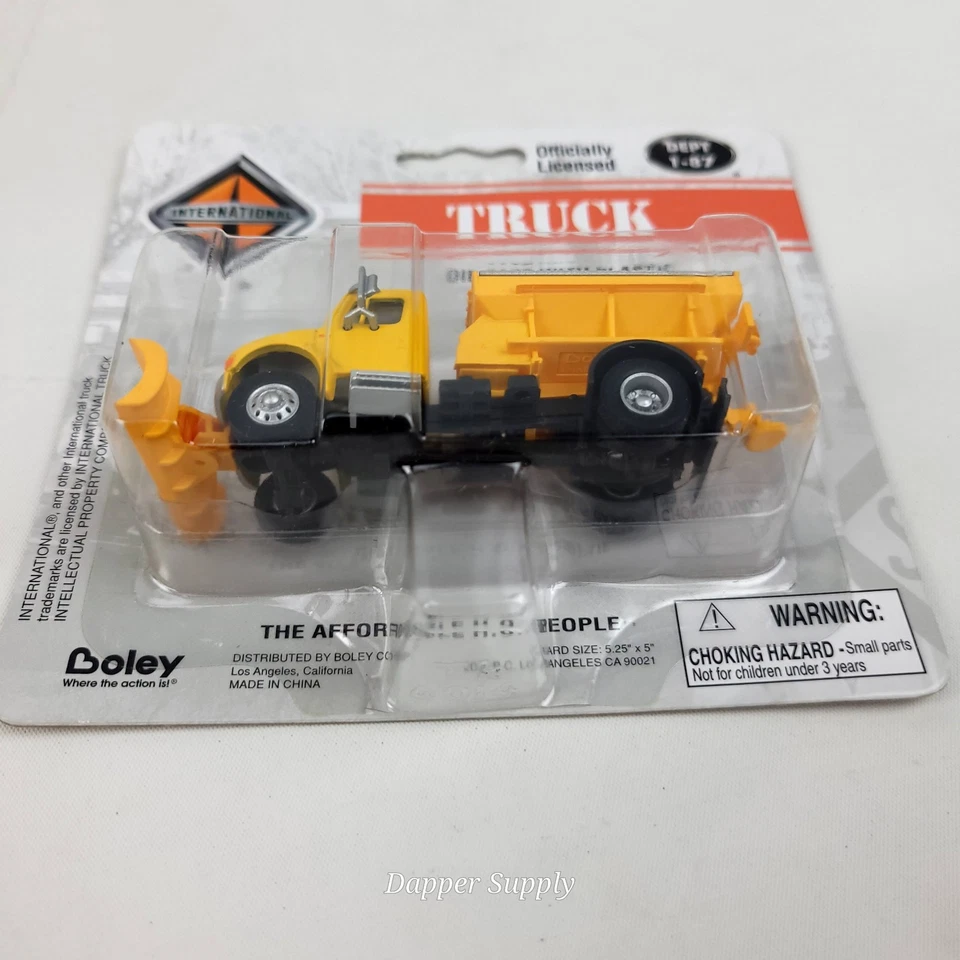 Caminhão de lixa Boley Trucks 4014-88 International Snow Plow Sander escala 1/87 HO - Imagem 3 de 4