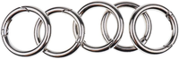 Karabiner SchlüSselanhäNger 5 StüCk Karabinerhaken O-Ring Zinklegierung Karabine