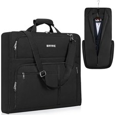 Garment Bags for Travel, 41'' Water-Resistant Carry On Garment Bag for Black