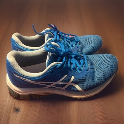 Asics Womens Gel Pulse 11 1012A467 Blue Running Shoes Sneakers SZ 7 US Clean