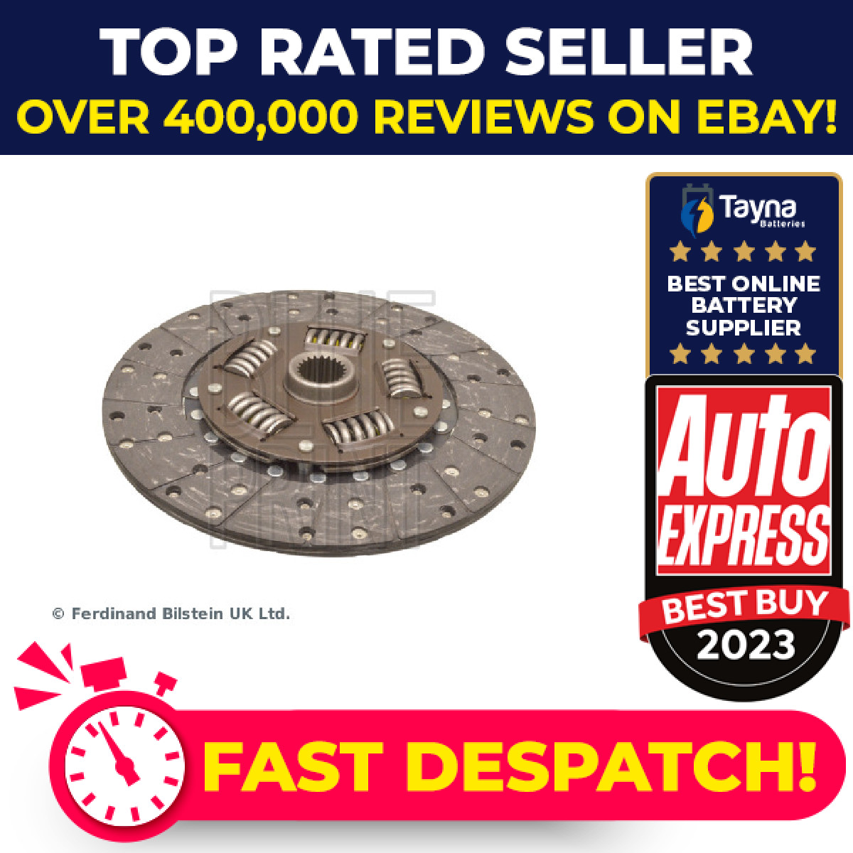 Clutch Centre Plate 250mm ADT33167 Blue Print Friction 3125035350 3125035351 New