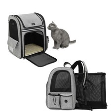 Elite Expandable Pet Backpack Carrier Dog/Cat Travel Foldable Functional Bags