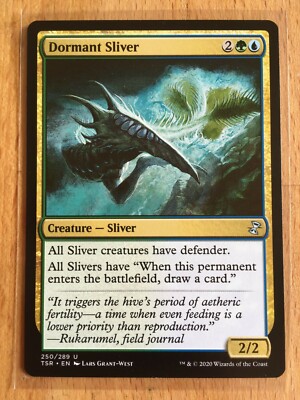 MTG Magic 1x Dormant Sliver ( Time Spiral Remastered ) M/NM Eng