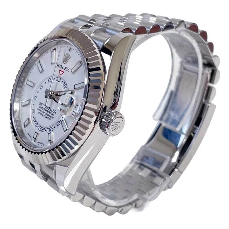 Rolex Sky Dweller 326934 Stainless Steel Silver 42mm Watch Jubilee