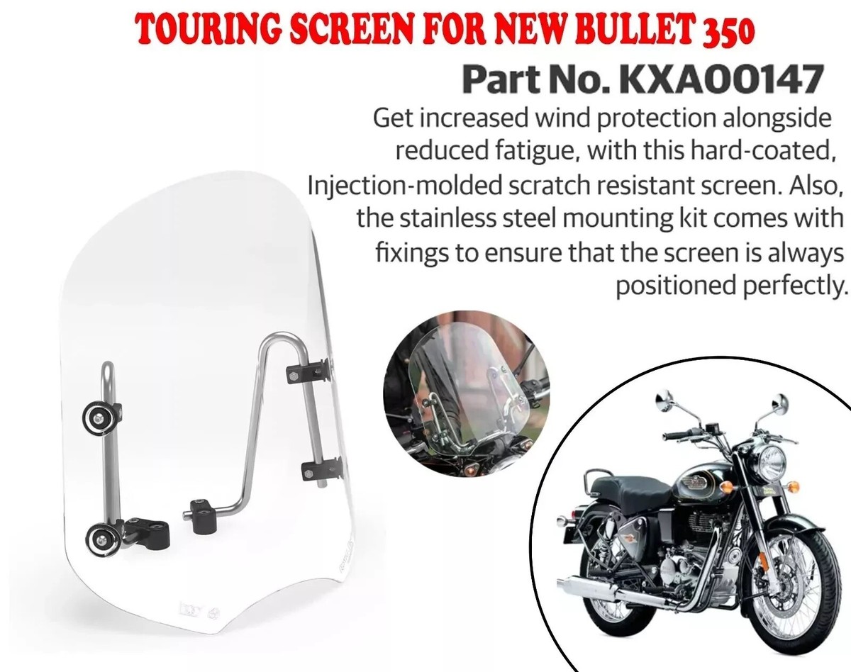 Fits Royal Enfield OEM Clear Touring Screen For Classic/ New