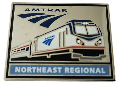 Amtrak Northeast Regional Train Route Collector Edition Enameled Lapel Hat Pin C
