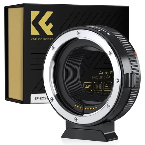 K&F Concept Lens Adapter Auto Focus Canon EOS EF EFS lens to EOS R RF R5 R6