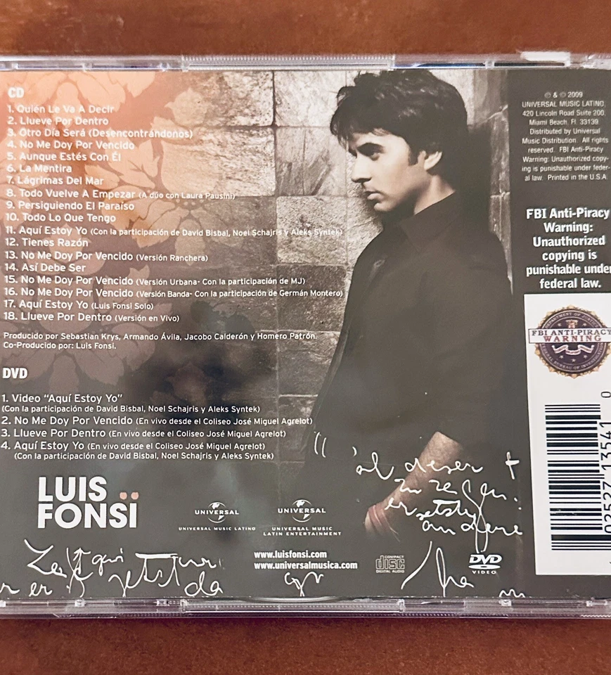 Lot Of Male Latin Music CDs (Luis Fonsi, Fidel Rueda, Julio Iglesias) - Image 2 of 4