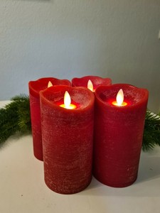 Led echtwachskerzen set