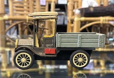 Vtg Tin Japanese Friction Truck SSS Cragstan Powered Old-Timer Antique Truck