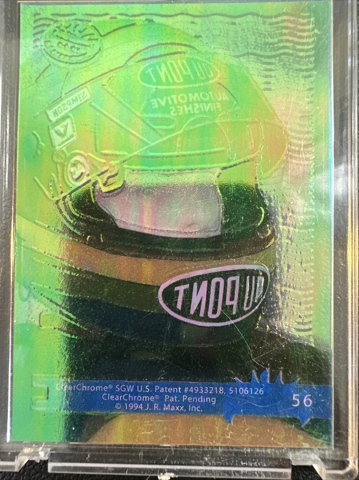 1994 Maxx Medallion Racing #56-75 Clear Plastic Limited Issue Insert Cards - Image 4 of 4