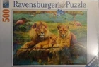 Ravensburger - Lions in the Savannah - 500 piece puzzle - NEW