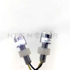Motorcycle Chrome Universal Led License Tag Plate Bolt Lights Motorcycle Chrome Universal Led License Tag Plate Bolt Lights