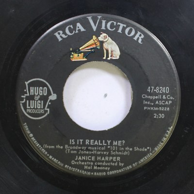 50'S & 60'S 45 Janice Harper - Is It Really Me? / You'Re The Greatest On Rca Vic